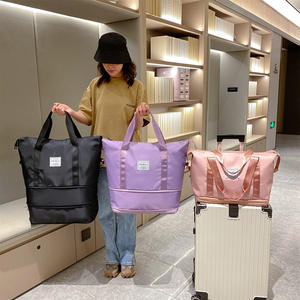 Bolsa de lona de gimnasio extensible impermeable de gran capacidad portátil Oxford Separación en seco y húmedo Deportes Viajes Weekender Duffel portátil - Product Image 6