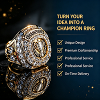 Bagues de championnat personnalisées pour hommes, enfants, jeunes, équipes sportives, avec logo et nom d'équipe, pour récompenses de football, basketball, baseball, softball, soccer.