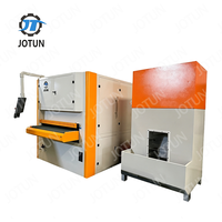 Machine de meulage et d'ébavurage à alimentation continue avec système de refroidissement pour le traitement des tôles d'aluminium et des plaques de cuivre