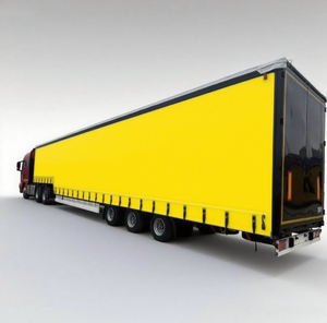 Smart 2/3/4/5 Essieu Côté Rideau Semi Remorque Cargo Remorque Numérique Tendu Rideau Côté Optimisé Cargo Confinement Disposition - Product Image 5