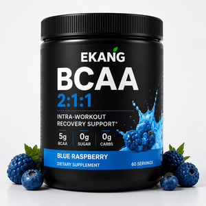 Branched Chain Fitness Support Pre Post Workout Supplement <b>BCAA</b> 2:1:1 <b>Powder</b> Amino Acids - Product Image 1