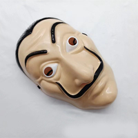 Masque d'Halloween Paper House Dali Mask Spanish Movie Funny Full Face Performance Prop Mask