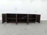 Nouvelle Arrivée - Meuble de Rangement Multifonctionnel en Bois Massif, Design Tendance, Écologique, pour Salle à Manger, Salon, Cuisine, Buffet et Meuble TV