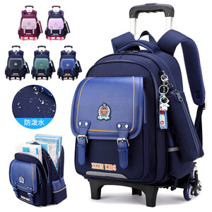 Rolling Cartoon Fashion Oxford Polyester <b>Backpack</b> Zipper Easy 6-Floor Climb Ergonomic Load-Relief Large Capacity Waterproof - Product Image 6