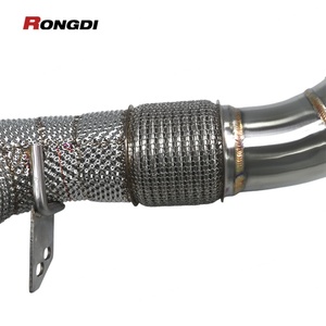 Downpipe ท่อไอเสียสำหรับ BMW F10 M5/M6 F12 F06ประสิทธิภาพ4.4T ท่อไอเสียอัตราการไหลสูง downpipe พร้อมเกราะป้องกันความร้อน - Product Image 6
