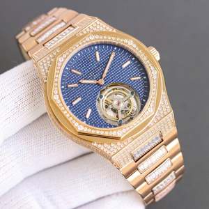 Reloj Mecánico de Alta Gama con Cristal de Zafiro Original de Primera Calidad, Doble Zona Horaria, Reloj de Lujo Automático para Hombre de Negocios, Pateks - Product Image 4