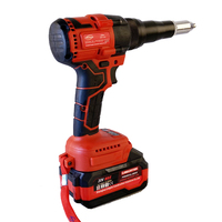 LDR01 Pistolet à rivet portable B2B Liquidation 20V Moteur sans balais Pistolet à riveter manuel sans fil avec deux piles Outils électriques pour le bricolage