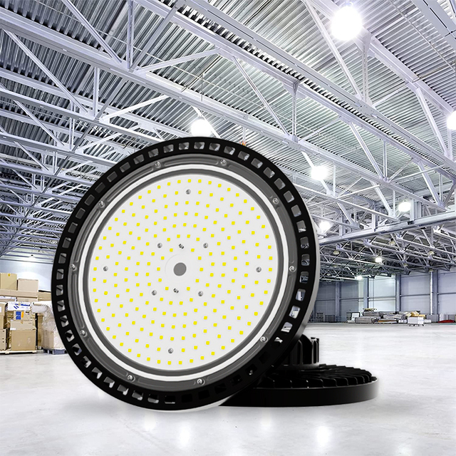 Die-Casting Aluminum IP65 150-180lm/w 100w 150w 200 300 Watt Waterproof Industria UFOl Led High Bay Led Light for Warehouse