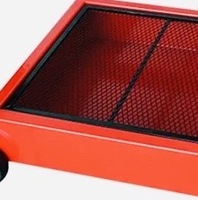 Chariot d'égouttage d'huile de qualité industrielle avec grand réservoir pour une élimination efficace des huiles usées dans les ateliers et les garages