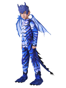 Costume de Chevalier Dragon Glacé pour Enfants, Déguisement d'Halloween, Tenue de Jeu de Rôle <span class=keywords><strong>Dinosaure</strong></span> pour Spectacle - Product Image 4