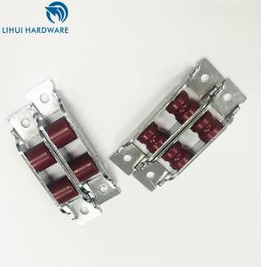 14/16mm UPVC puerta <span class=keywords><strong>de</strong></span> acero inoxidable y ventana <span class=keywords><strong>polea</strong></span> <span class=keywords><strong>de</strong></span> nailon Push Pull doble ranura en U rueda Push Window rodillo obturador - Product Image 5