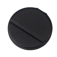 Miroir de maquillage pliable rond en cuir PU, miroir cosmétique portable de bureau, miroir de beauté de voyage de poche, miroir de maquillage pliable