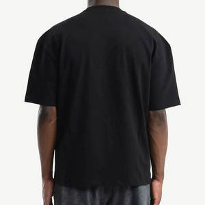 Camisetas Blancas de Moda al por Mayor con Hombros Caídos, de Algodón Pesado, Lisas y de Corte Holgado para Hombre, 100% Algodón, Cuello Redondo - Product Image 4