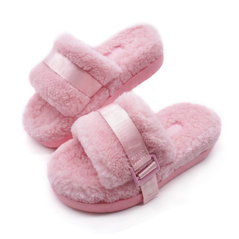 2022 дешевые пенопластовые пушистые шерстяные дизайнерские слайды для женщин