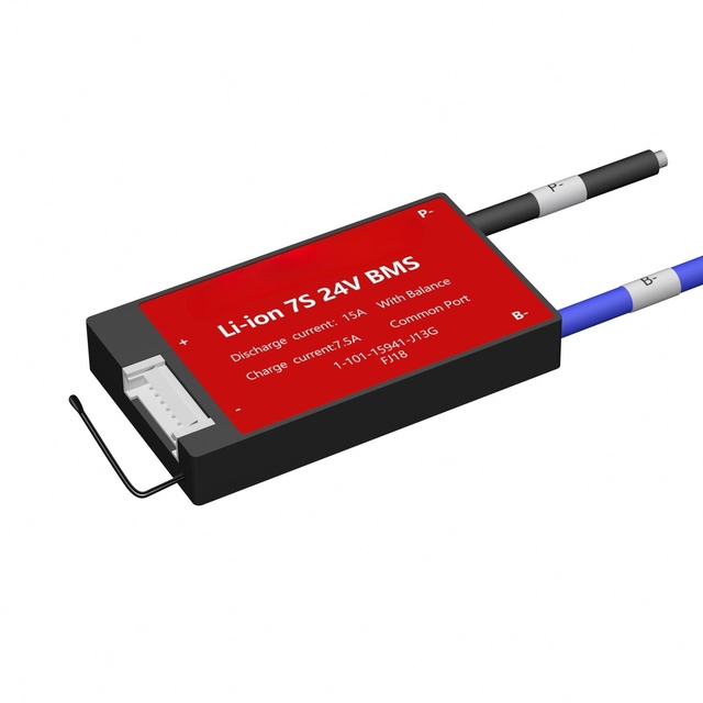 Daly 3.7 bms 3s/4s /5s/7S/13s 15A-80A Lithium Battery Management System 7s 24V 15A for 3.7V 18650 Lithium ion Battery