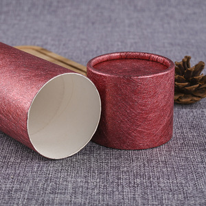 Tube en papier kraft circulaire personnalisable pour thé, boîte en papier pour thé aux fleurs, huile essentielle, emballage cylindrique avec estampage à chaud, poudre de racine de lotus - Product Image 3