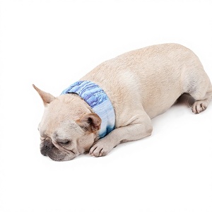 בנדנה לכלב לקיץ, בהתאמה אישית, סיטונאי, מבד פוליאסטר ממוחזר, נושם, נוח, רך, מקרר, נגד מכת חום, פסים, לשימוש חיצוני - Product Image 5