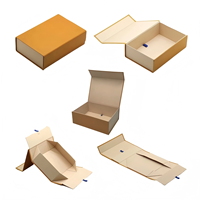 Emballage de boîte magnétique rigide en papier de carton recyclable de taille personnalisée boîte cadeau magnétique pliable de luxe avec couvercle magnétique