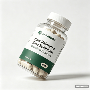 Integratore per il Benessere Maschile in Capsule, Complesso di Saw Palmetto, Zinco, Selenio, Vitamina D, Supporto per la Prostata, Produttore OEM - Product Image 2