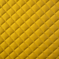 Tissu en similicuir PU avec matelassage sans fil à ultrasons, sans couture, vinyle imperméable pour sacs, chaussures, housses de siège de voiture