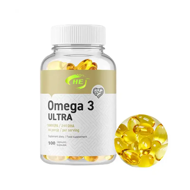 Vente en gros de gélules d'huile de poisson Omega 3 de la plus haute qualité 1812 complément alimentaire en capsule epa dha