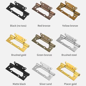 Charnière de porte robuste à roulement à billes en fer, design moderne, 5 pouces, 2,6 mm, bon prix, pour armoire, cuisine, fenêtre, hôtel - Product Image 2