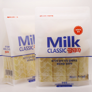 Rouleaux de riz cuit au four saveur lait, saveur jaune d'œuf, saveur fromage jaune de crabe, biscuits aux fruits, biscuits de riz et de blé - Product Image 1