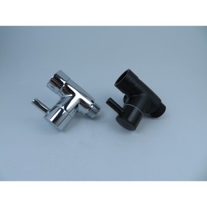 T Junction Manifold Copper Wall Mount Modern Design Shower Head Adapter L Shape Durable - Product Image 1