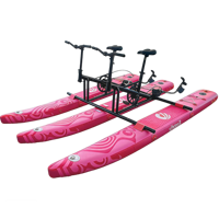 Vélo aquatique à pédales 2 places tendance avec support pour caméra, portable, pour la plage et les loisirs aquatiques