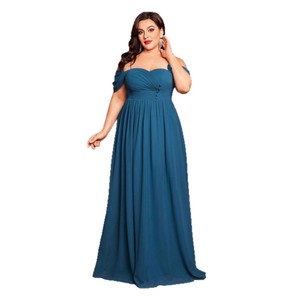 Abito Casual dalla Silhouette lunga stile impero glamour abito taglie forti con spacco alto audace per un Look da spettacolo - Product Image 5
