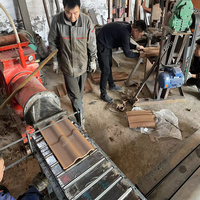 Presse hydraulique pour la fabrication de tuiles en céramique d'argile pour toits et sols / Pour ligne de production de tuiles