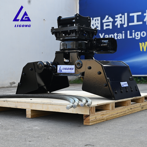 Grappin rotatif à large ouverture avec pare-boue et force de préhension élevée pour les bûches, les roches et les broussailles sur mini-excavatrices - Product Image 5