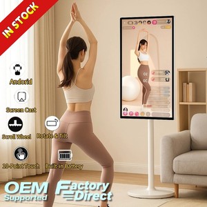 ทีวีสมาร์ท LED จอแสดงผล <span class=keywords><strong>32</strong></span> นิ้ว พร้อมขาตั้งแบบมีล้อ ระบบ Android 15 หน้าจอสัมผัส Incell จอภาพเคลื่อนย้ายได้สำหรับความบันเทิงภายในบ้าน - Product Image 6