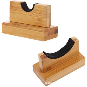 Porta Mazze <span class=keywords><strong>da</strong></span> Baseball Moderno Rettangolare <span class=keywords><strong>da</strong></span> <span class=keywords><strong>Parete</strong></span> in Legno con Organizzatore per Chiavi e Posta, Supporto Staccabile per Mazze, Spessore 4,5 cm, Bambù e Metallo Lucidato - Product Image 4