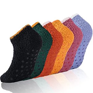 Non Slip Yoga <b>Socks</b> Pilates <b>Socks</b> With <b>Grips</b> Hospital No Show <b>Socks</b> for Women and Men - Product Image 5