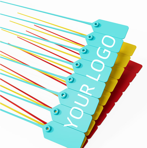 Étiquettes en plastique pour accrocher inscriptible avec sangle d'étanchéité Attache de câble d'expédition Étiquettes en plastique Étiquette pour clés Bagages Logistique Vente au détail - Product Image 1