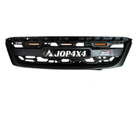 Calandre avant ABS GR avec feux LED ambre pour Fortuner 2004-2007, accessoires de calandre de radiateur pour pare-chocs avant tout-terrain 4x4