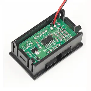 Voltmètre numérique DC 4.5V à 30V Tension Compteur Rouge Pour 6V 12V Electromobile Moto Voiture