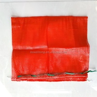 Hoge kwaliteit PP zak met trekkoord, Leno mesh, 60x90cm, 38g, heavy duty, op maat gemaakte kleur voor landbouwverpakkingen fruit