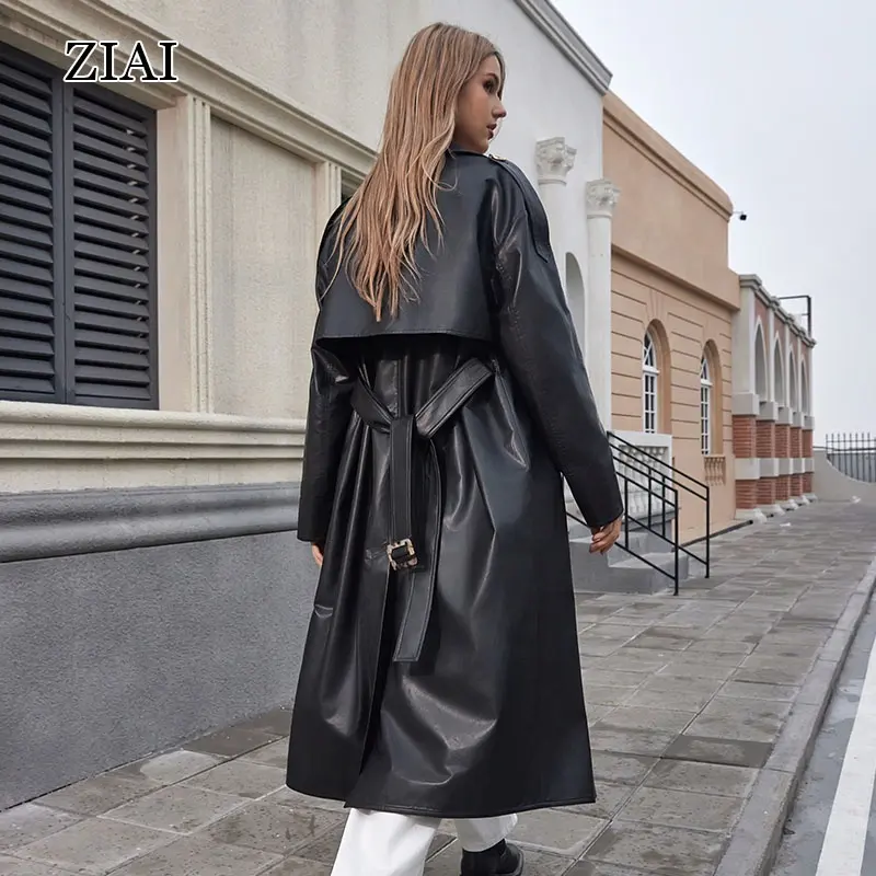 Классическая коричневая кожаная короткая куртка американская Ретро мотоциклетная кожаная куртка женские зимние куртки женские пальто