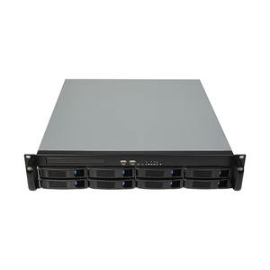2u 8 Hot Swap Bay Rack Mount Server gehäuse Hot Swap 12 "X 9,6" Atx-Gehäuse mit einem Video raum - Product Image 1