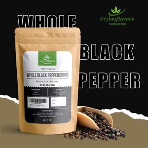 Poivre noir entier séché naturellement, polyvalent, riche en antioxydants, aromatique, aide à la digestion - Product Image 4
