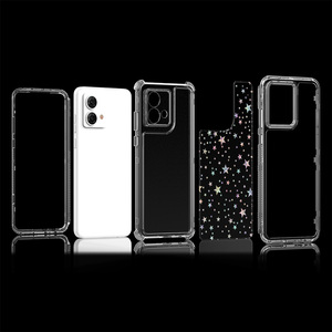 Funda Protectora Personalizada para Teléfono Motorola <span class=keywords><strong>Moto</strong></span> G84 5G, Diseño de Patrón Grabado con Láser, 360 Grados, Brillante, con Purpurina - Product Image 5