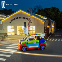 Auto Eléctrico Mini Bestune Xiaoma de Diseño Moderno, 2 Plazas, Volante a la Izquierda, para Conductores Urbanos Jóvenes, con Soporte de Carga Rápida