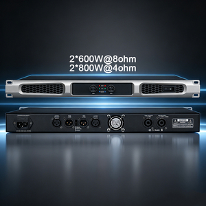 เครื่องขยายเสียงดิจิตอลคลาส D รุ่น AM26 2 แชนแนล กำลังขับ 600 วัตต์ ที่ 8 โอห์ม, 800 วัตต์ที่ 4 โอห์ม และรวมกำลังขับ 1100 วัตต์ สำหรับงานโปรออดิโอ เหมาะสำหรับคาราโอเกะ คลับ บาร์ และดีเจ - Product Image 1