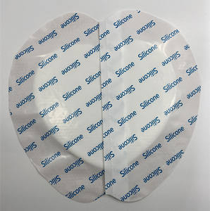 Perban silikon Sacral medis berperekat besar bantalan busa pinggiran silikon lunak - Product Image 3