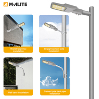 Lámpara de Calle LED de 150W con Alimentación CA, Chip SMD, Carcasa de Aleación de Aluminio Anticorrosión y ABS, Clasificación IP66, Sensor de Movimiento, 6000 Lúmenes, 70