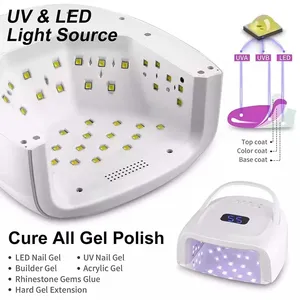 Lámpara UV LED para Uñas de 365 Nm, Secador de Esmalte de Gel Portátil y Recargable para Manicura y Pedicura en Casa - Product Image 5