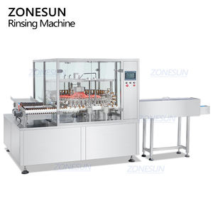 ZONESUN ZS-WB48 Automatische Hochgeschwindigkeits-48-Kopf-Monoblock-Rotations-Wasch- und Spülmaschine für PET-Glas-Luftflaschen - Product Image 6