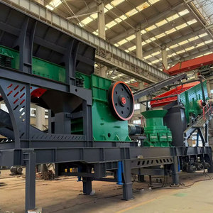 Station de concassage de pierres mobile sur roues 180-200 t/h avec moteur AC, PLC et moteur à engrenages/roulements, concasseur à mâchoires portable pour utilisation en mine - Product Image 6